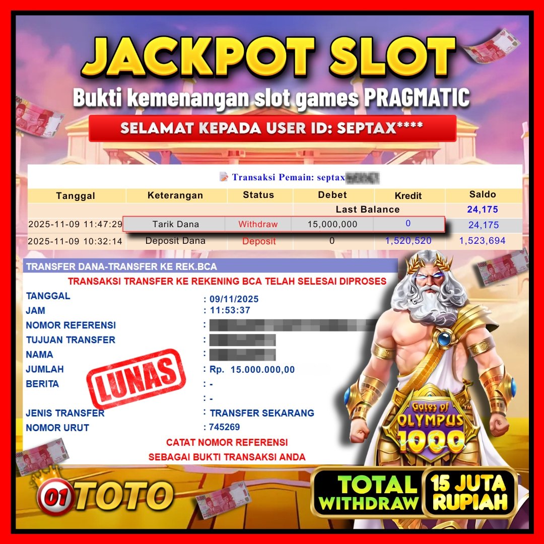 Bukti Jackpot