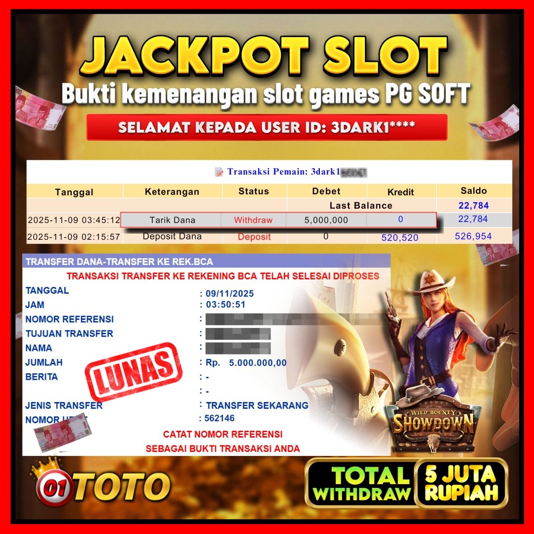 Bukti Jackpot